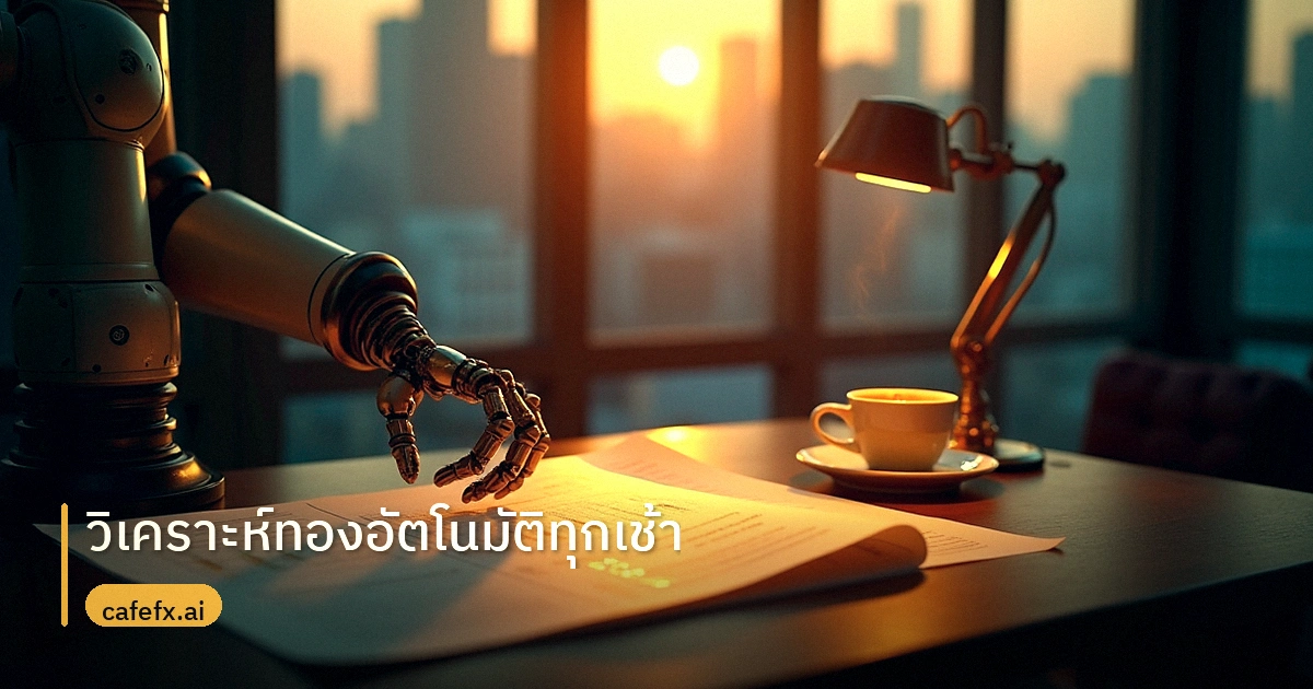ระบบวิเคราะห์ทองอัตโนมัติทุกเช้า: หลังวิ่งจริงต่อเนื่อง เราเรียนอะไรมาบ้าง