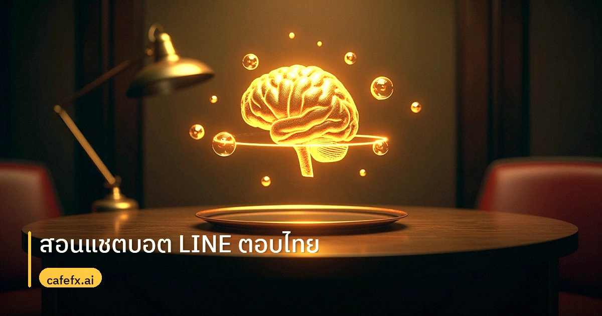 สอนแชตบอต LINE ตอบคำถามภาษาไทย: คลังคำ 2,176 คำ กับบทเรียนสงครามเวลาตอบ